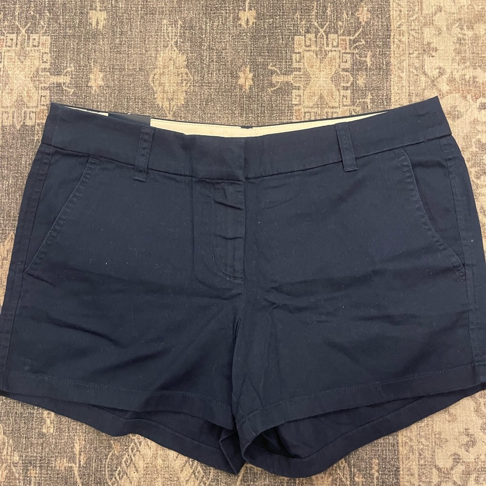 J. Crew Dark Blue Women's Bermudas